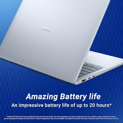 Dell 14 Smart Choice, AMD Ryzen5 AI 340 Processor, 16GB LPDDR5X, 512GB SSD, FHD+, 14"/35.56cm, Win 11, MSO'24, Ice Blue, 1.52 Kg, [Dell 14], 300 Nits IPS, Backlit + FPS Keyboard, AI Powered Laptop