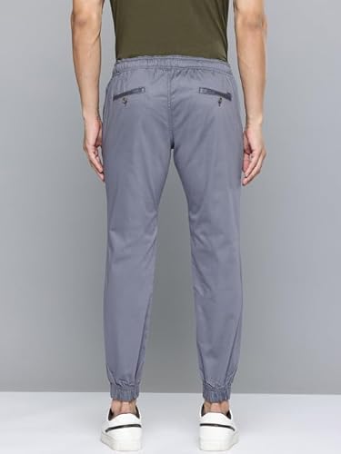 Men Urban Fit Cotton Stretch Trouser, Anthra, 32