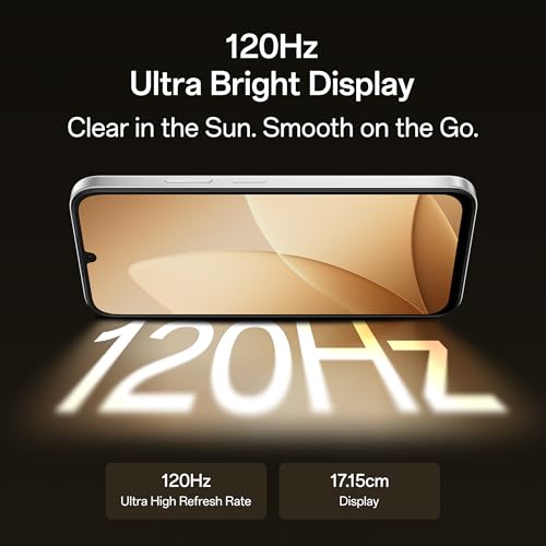 Oppo A6c 4G (Feather White, 4GB RAM, 128GB Storage) | 7000mAh Long-Lasting Battery | 120Hz Ultra Bright Display | IP64 Protection | 13MP Camera- with No Cost EMI/Additional Exchange Offers.