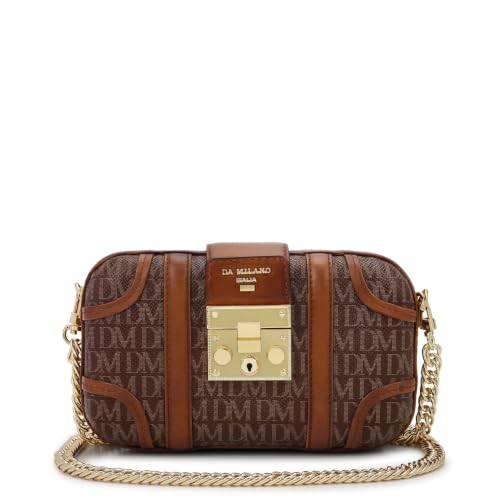 Da Milano Leather Sling Bag for Women - Walnut Brown