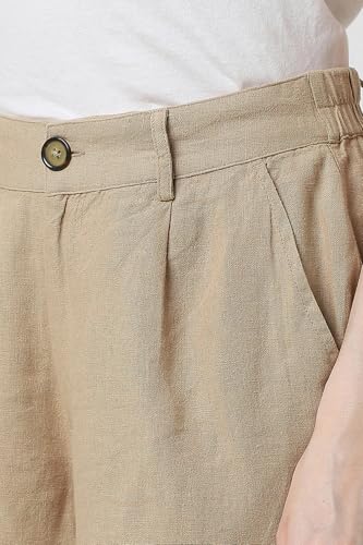 Van Heusen Women Beige Textured Shorts