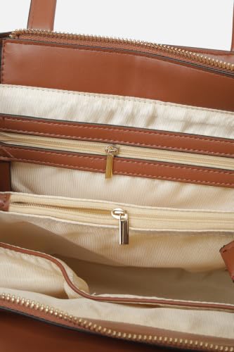 Women Beige Patterned Casual Handbag