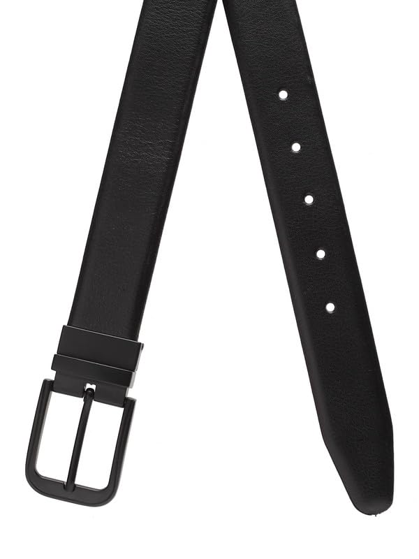 TEAKWOOD LEATHERS Leather Men Reversible Adjutable, Regular Fit for Jeans Office, Outdoor All Occasion Men’s Leather Belt | T_BT_555_DM_BlBr42