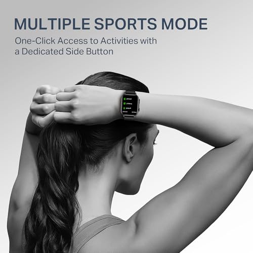 boAt New Launch Storm Infinity Max, 20 Days Maximum Battery, Biggest Battery Capacity Ever! 2.01" (5.1cm) Display, Functional Crown, AI Nudges, BT Calling, Smart Watch for Men & Women (Active Black)