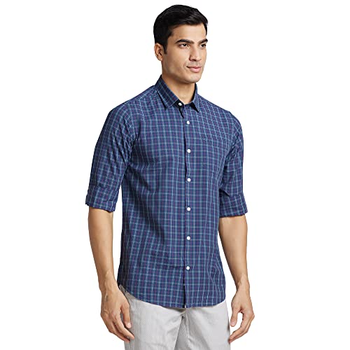 Colorplus Dark Blue Shirt (Size: M)-CMSQ29065-B7