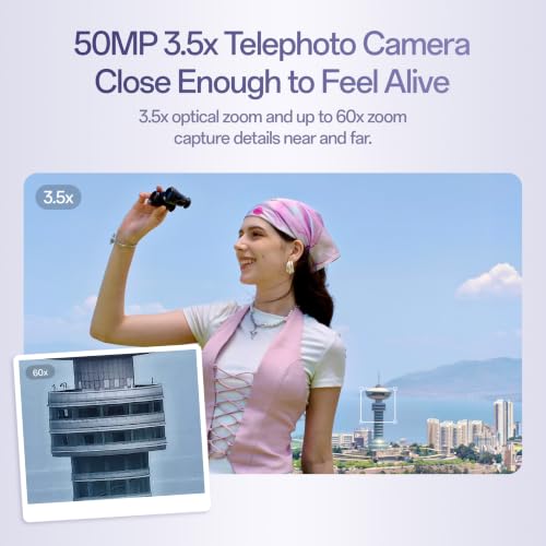 Oppo Reno16c 5G (Starry White, 8GB, 256GB) | 3D Design | 50MP 3.5X Telephoto Camera | 4K Video | AI Remix Collage | 7000mAh 80W SUPERVOOC | ColorOS 16 | IP69K | Dimensity 7300