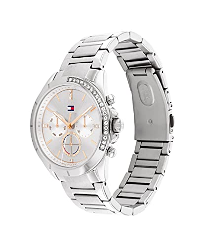 Tommy Hilfiger Silver Dial Round Shaped Casual Women Analog Watch_TH1782384W