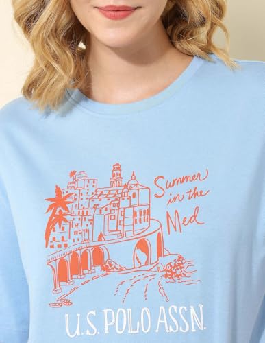 U.S. POLO ASSN. Women's Loose Fit T-Shirt (UWSS25TSH277