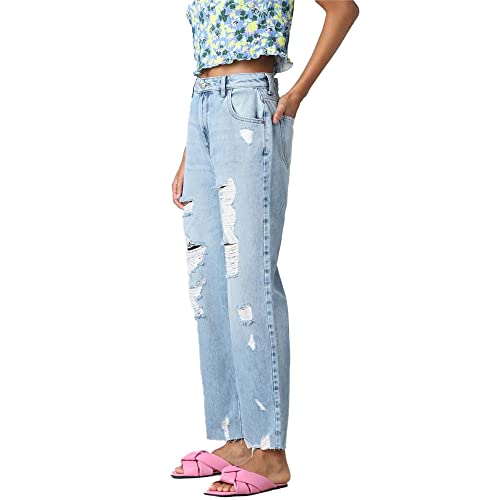 ONLY Regular Fit Jeans(242288701_Light Blue Denim_31)