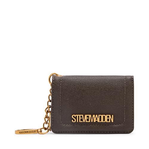 Steve Madden Women's Envy Card Case, Walnut, One Size, Steve Madden Envy Card Case