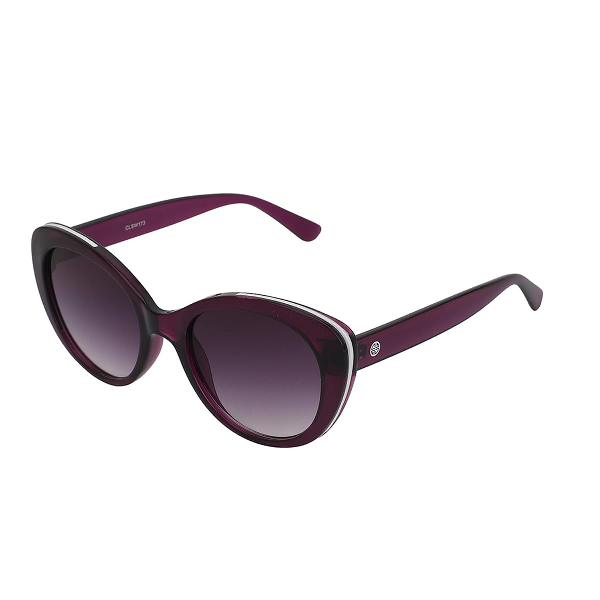 Carlton London Purple Toned UV Protected Cateye Sunglasses For Women
