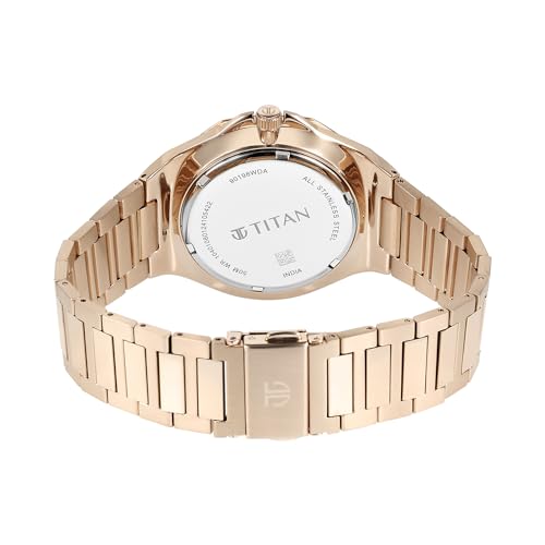 Titan Classic Slim Multifunction Quartz Multifunction Silver Dial Stainless Steel Strap Watch for Men_90198WM01