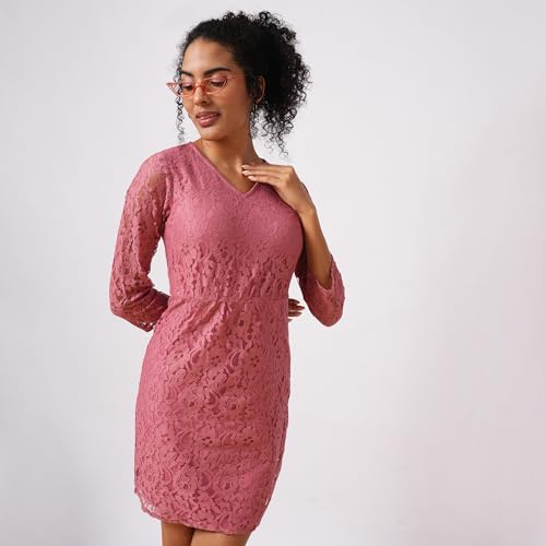 Globus Women Dress (GS570717_Pink_S)