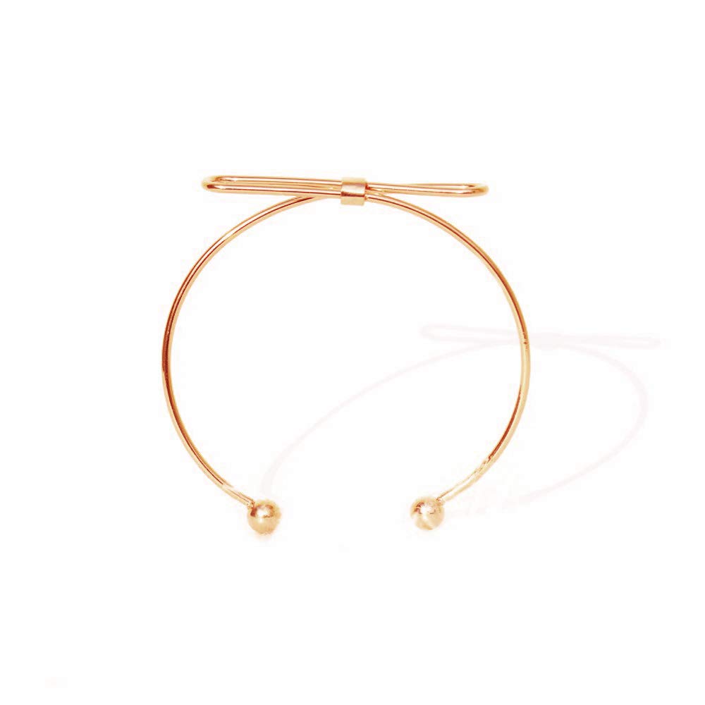Joker & Witch Stainless Steel Firefly Rosegold Analog Watch Bracelet Set for Women, Black Dial, Rose Gold Band