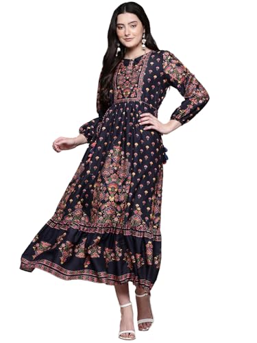 Aarke Ritu Kumar Black Aaliyah Long Dress