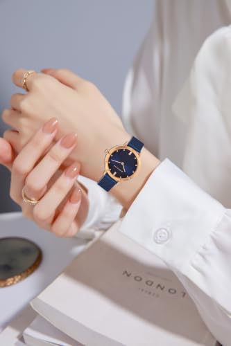 Giordano Analog Quartz Watch for Women with Round Dial, Two-Hand Display, Crystal-Studded Hour Markers and Bezel and Stainless Steel Mesh Strap - A2085