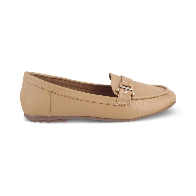 tresmode 239-LATIVA Beige Women Loafers EU/36 UK/3