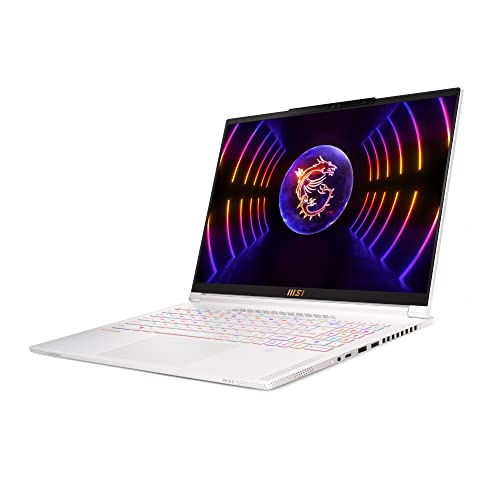 MSI Stealth 16 Studio, Intel 13th Gen. i7-13700H, 41CM QHD+ 240Hz Gaming Laptop (32GB/1TB NVMe SSD/Windows 11 Home/Nvidia GeForce RTX4070, 8GB GDDR6/Pure White/1.99Kg), A13VG-030IN