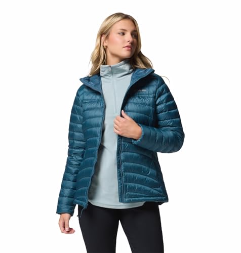 Columbia Women Teal OmniShield Corelite Down Jacket, 2XL