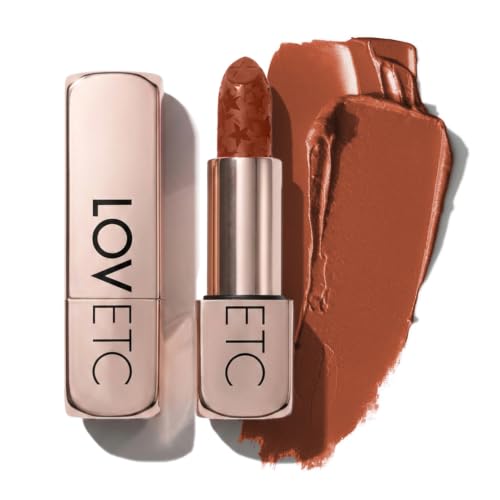 LOVETC Moisture Shine Lipstick, High Gloss Satin, Golden Hour, 4g