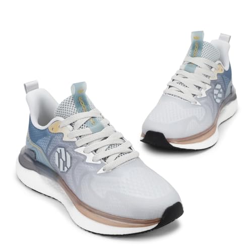 Woodland Men LGREY/Blue Sneakers | Casual Shoes for Men, Outdoor Shoes, Comfortable Footwear, lace up Shoes, Durable Shoes