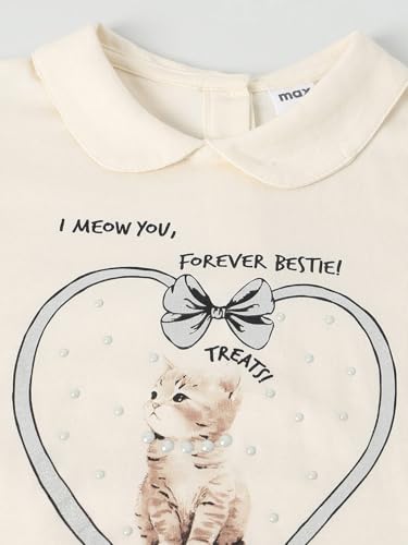 Max Girls Printed Top (Off White_3-4 Y)