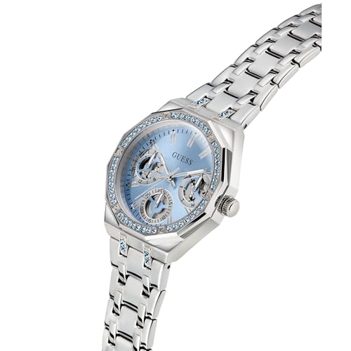 GUESS Ice Blue Round Dial Analog Women's Watch - GW1009L1