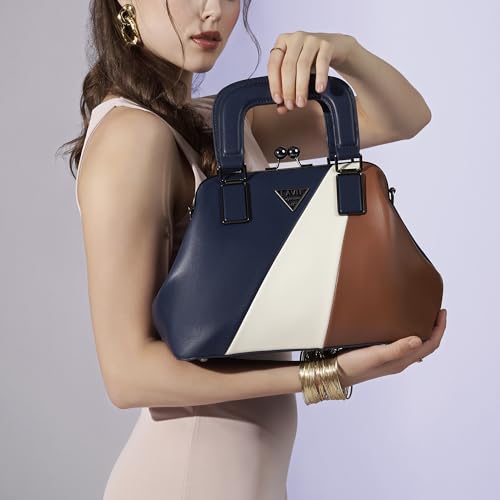 Lavie Signature Women's Macon Frame Satchel Bag | Satchel Handbag for Work | Ladies Purse | Stylish Shoulder Bag | Gift for Women