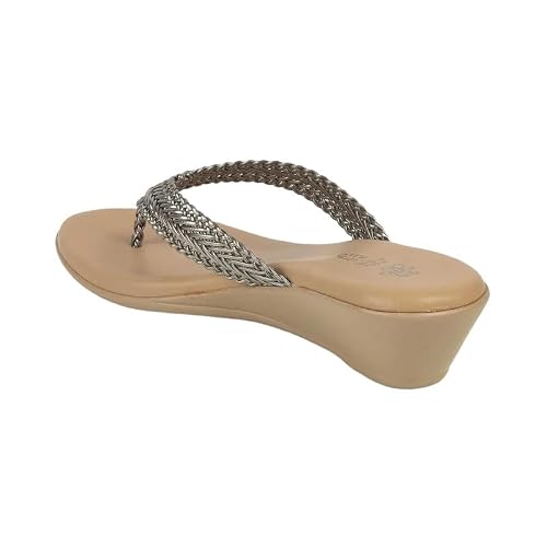 tresmode Soeve Pewter Women's Dress Sandals in Size 4 UK / 37 EU