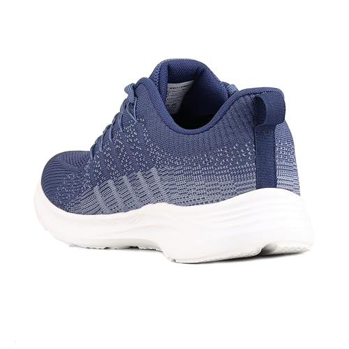 Red Chief Men Sport Running Shoes | Breathable Flynet Lace-Up | Grey Low Ankle (R1743)
