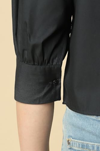 Women Black Solid Shirt