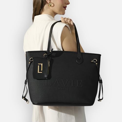 Lavie Luxe Women's Elise Pro Laptop Tote Handbag | Fits Upto 15 Inch Laptop | Laptop Bag for Work | Ladies Purse | Stylish Shoulder Bag | Gift For Women