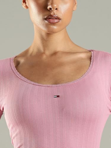 Cotton Scoop Neck Bodycon Dress