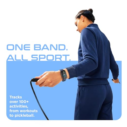 Pebble Newly Launched Premium Fitness Band | Activity Tracking | Sports Modes | Health Tracking | Sleek Display | Lightweight - Jet Black