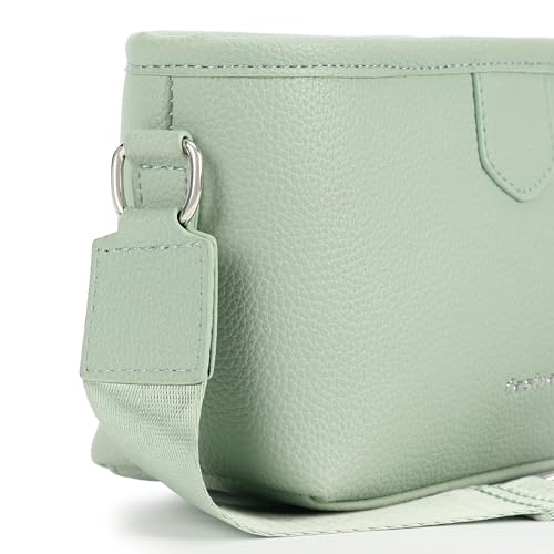 Fastrack Main Character Sling Bag for Women | Compact Crossbody with Magnetic Closure Flap, Adjustable Strap & Internal Zipper Pocket | Trendy Everyday Sling Bag