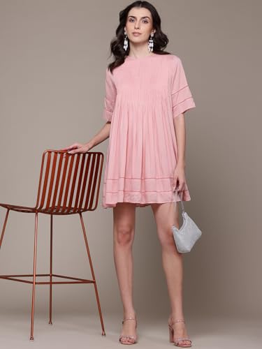 Label RITU KUMAR Pink Core Short Dress
