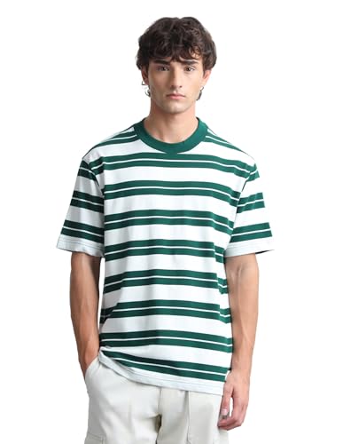 Horizontal Striped Relaxed Fit T-Shirt