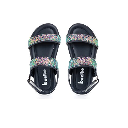 Khadim's Bonito Navy Flat Sandal for Baby Girls - 2-4.5 yrs (5610769)