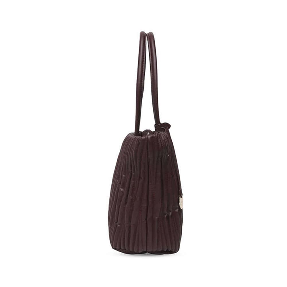 Caprese Women's Faux Leather Dasha Medium Messenger Bag (Dark Brown)