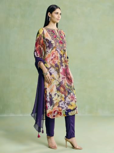 Aarke Ritu Kumar Multi Celestiall Kurta With Pant And Dupatta
