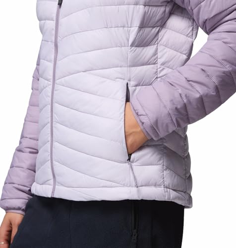 Columbia Women Purple OmniShield Powder Pass Down Jacket, 2XL