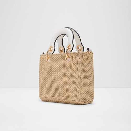 Aldo Women's SEASHELLMINIX Satchel Bag, Beige