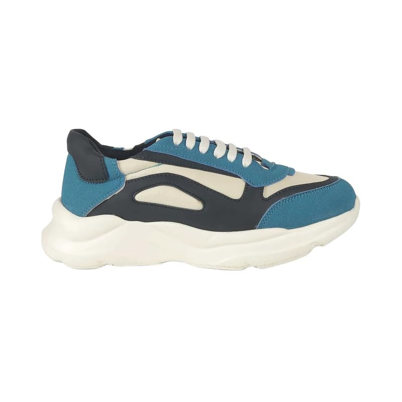 tresmode Balenci Blue Women's Sneakers in Size 8 UK / 41 EU