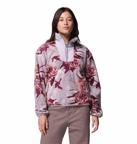 Columbia Women Purple Sequoia Grove Pullover, M