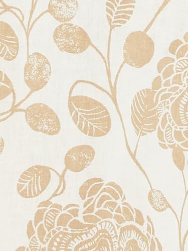 Max Women Printed A-line Midi Dress(Beige_M)