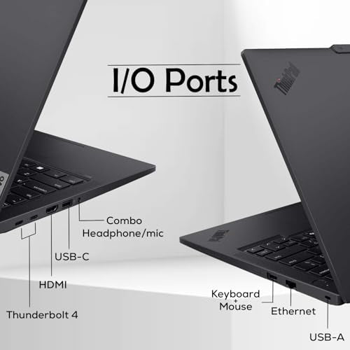 Lenovo ThinkPad T14 Gen 6 Copilot+ AI Business Laptop 14.0" IPS FHD+ Display (Intel Ultra 7-255U, 64GB DDR5, 2TB PCIe SSD, Backlit KB, Fingerprint, 5MP Webcam, 2 Thunderbolt 4, Win 11 Pro)