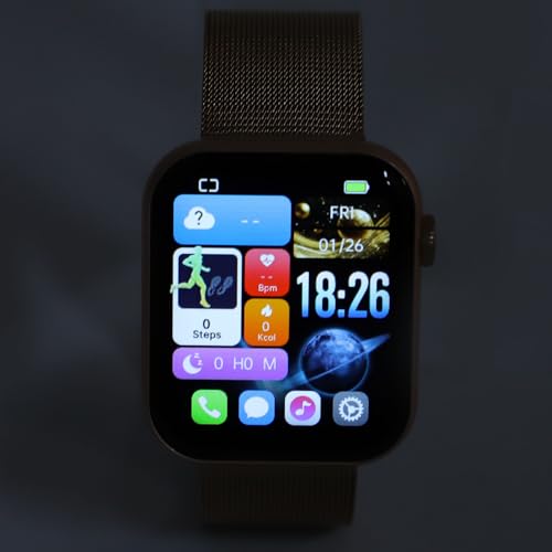 Tangxi Smart Watch, 1.9 Inch HD Color Screen Fitness Tracker with Calls Sleep Monitoring IP67 Water Proof, for Android iOS