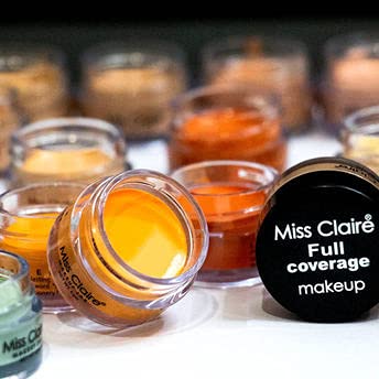 Miss Claire Full Coverage Makeup Cream Concealer Jar (12 FS303, 6g) Matte Finish