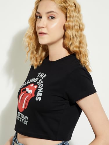 Max Women's Regular Fit T-Shirt (SP25RSTONE01_Black