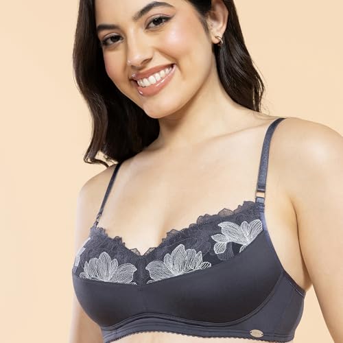 Enamor F144 Luxe Wirefree Balconette Bra - Padded, Medium Coverage